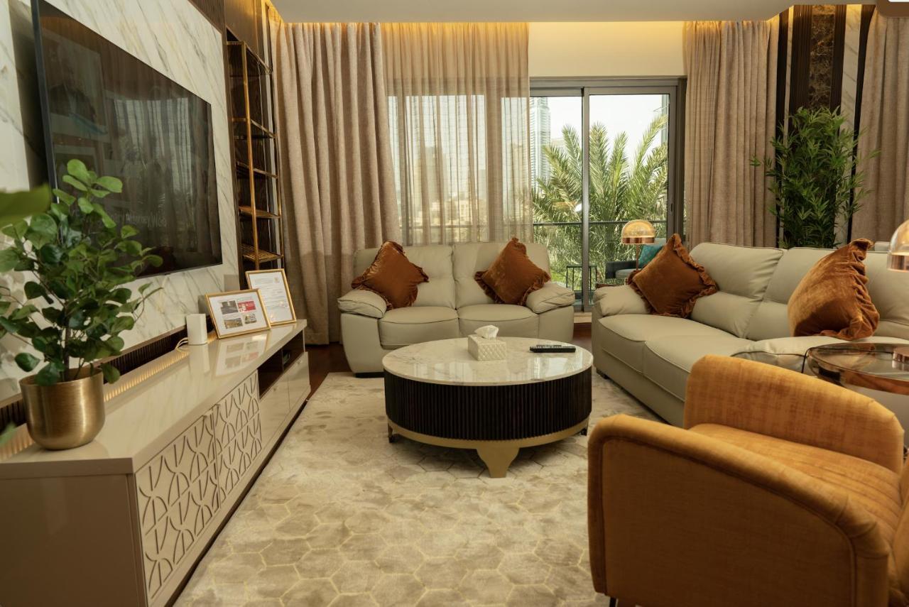 Luxury 3 Bedroom - Direct View To Burj Khalifa Дубай Экстерьер фото